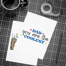 World's Best Dad Postcard Bundles-Envelopes Included - Esmeralda Ecostore
