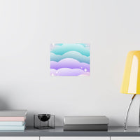Cloudscape Matte Horizontal Posters - Esmeralda Ecostore