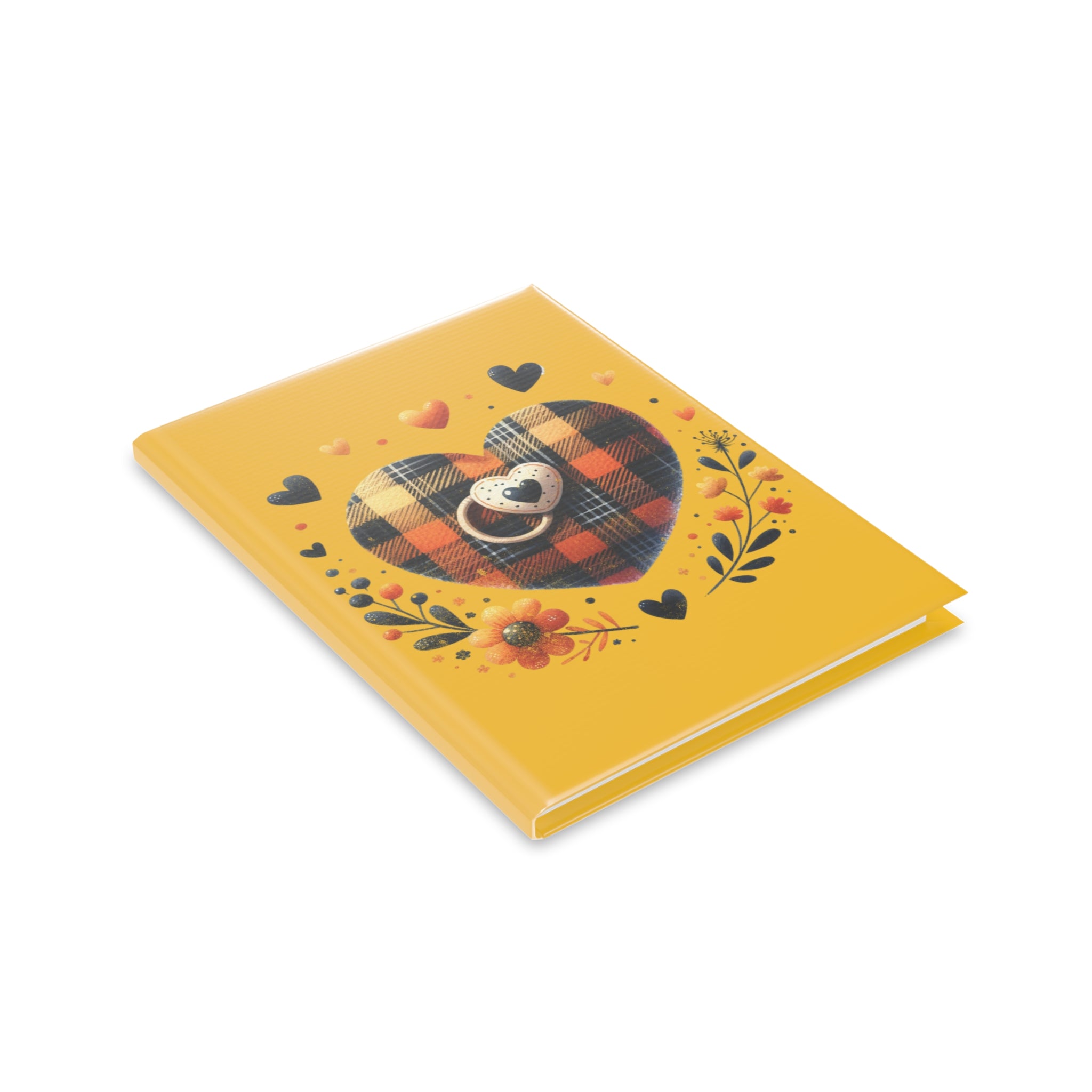 Warm Heart Hardcover Notebook with Puffy Covers