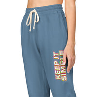 Keep It Simple Eco-Friendly Unisex Garment-Dyed Fleece Sweatpants