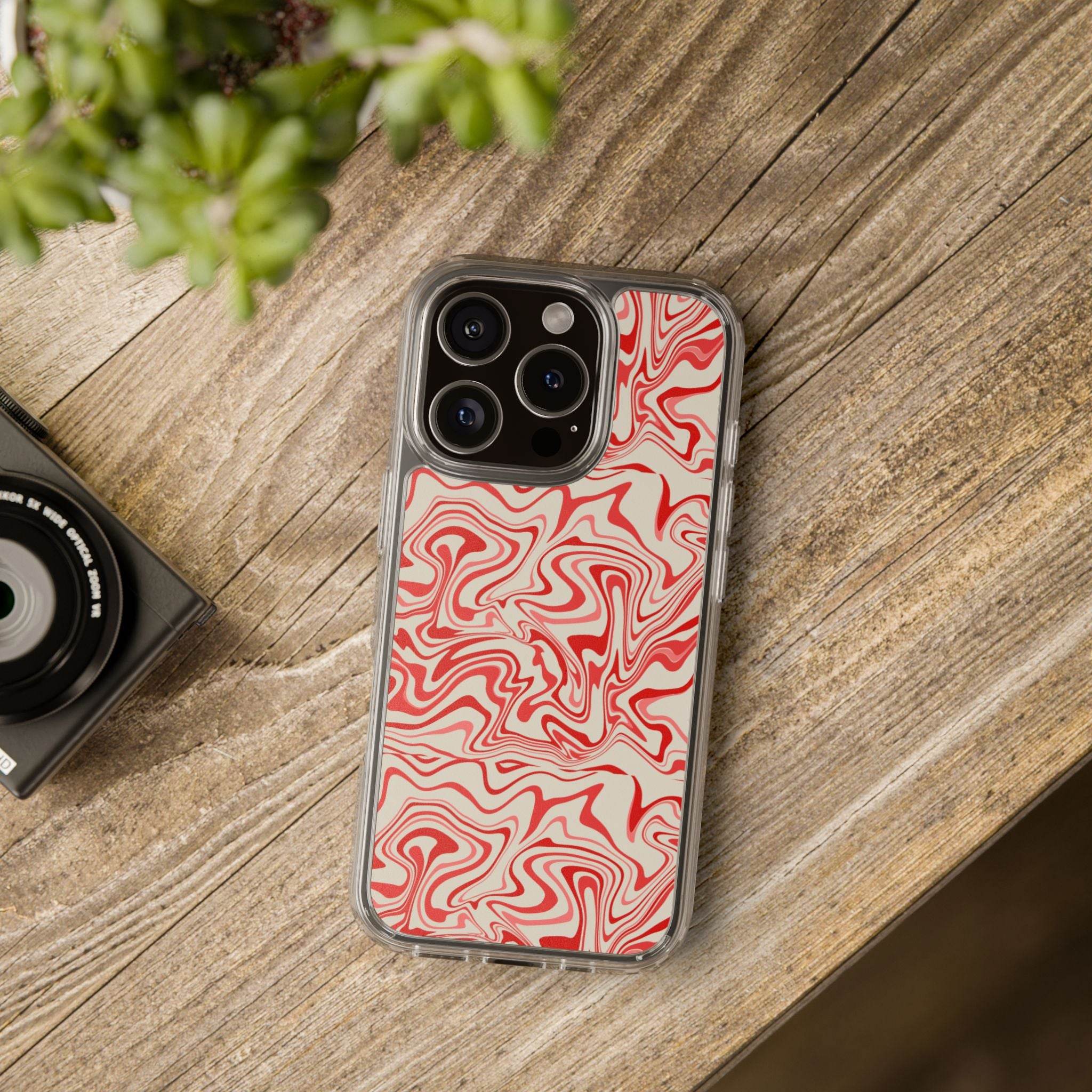 Lava Flow Sustainable Phone Clear Cases - Esmeralda Ecostore
