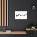 Je t'aime Gallery Canvas Wraps