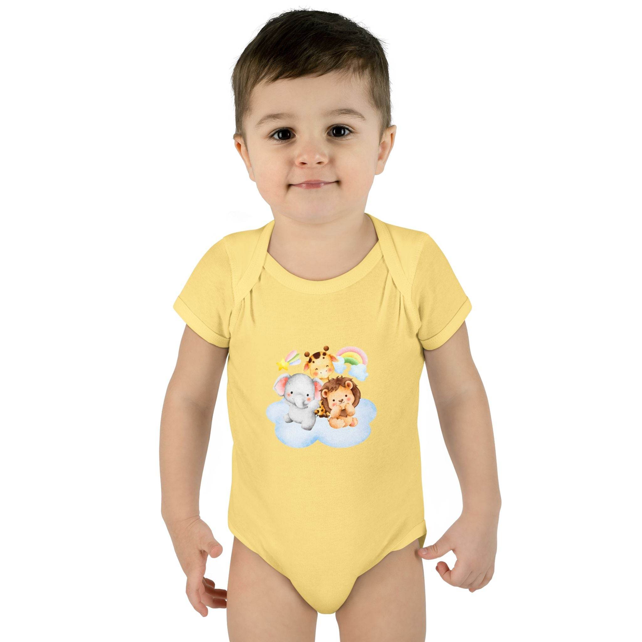 Cloud Buddies Infant Baby Rib Bodysuit - Esmeralda Ecostore