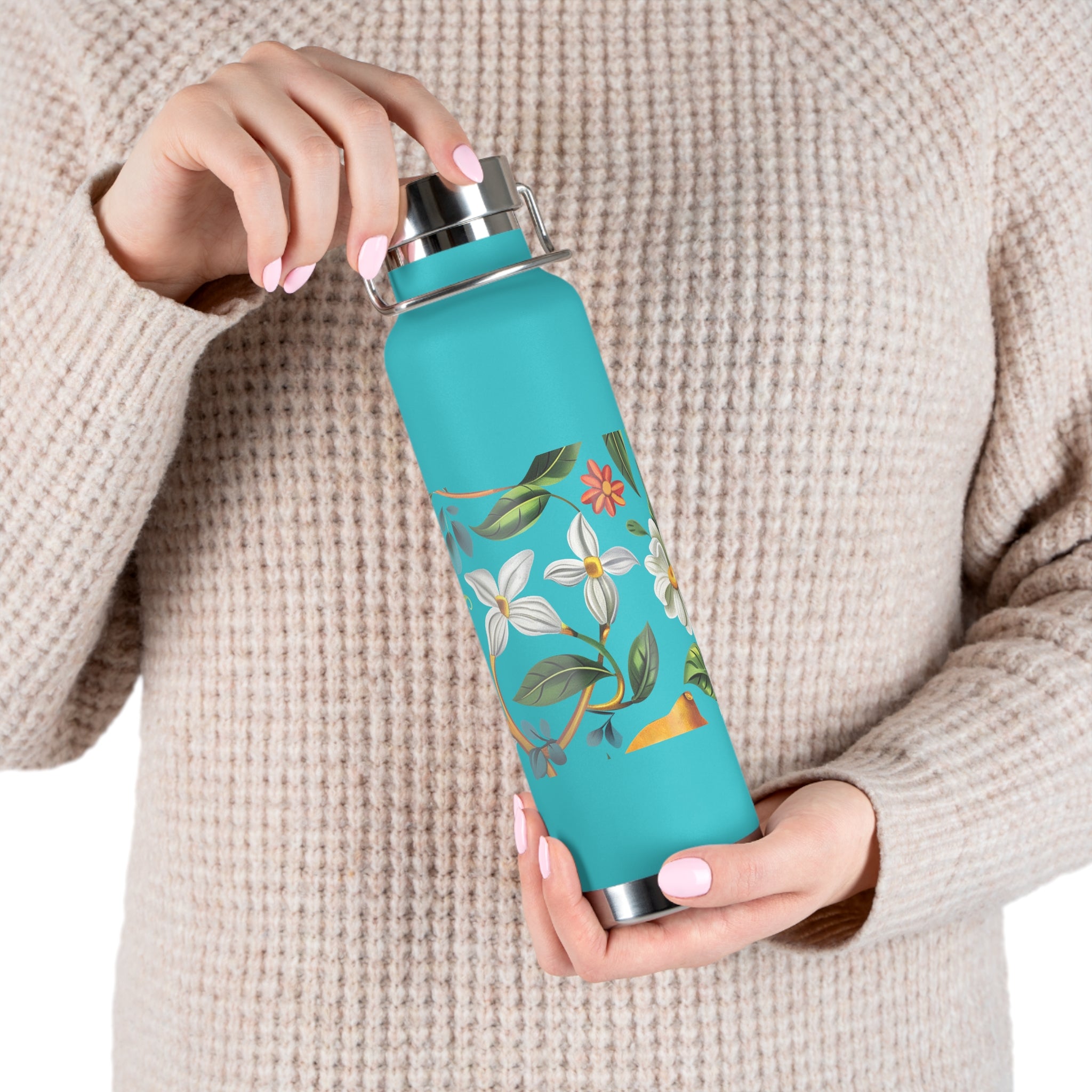 Citrus Bloom Copper Vacuum Insulated Bottle