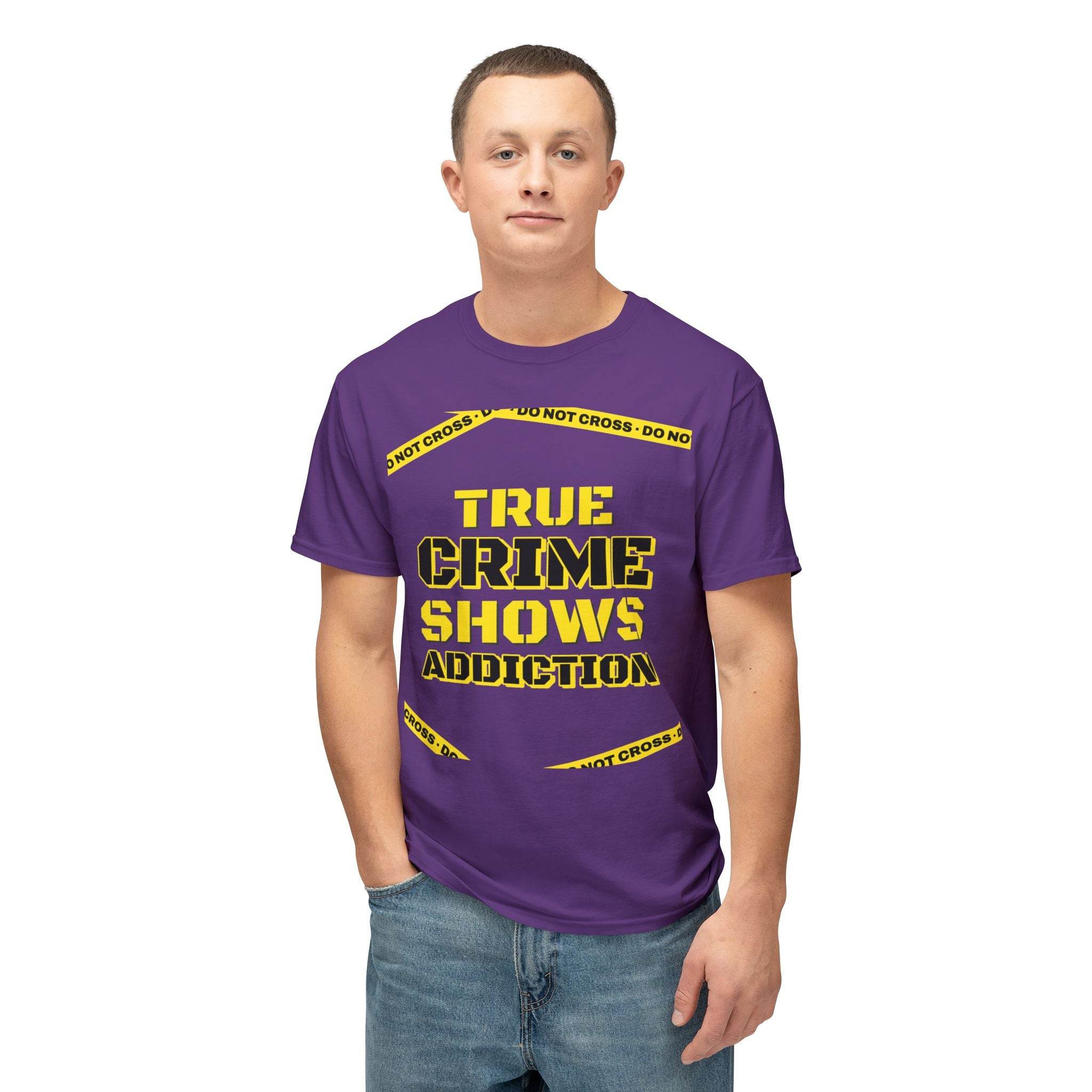 True Crime Shows Addiction Unisex HD Cotton™ T-Shirt - Esmeralda Ecostore