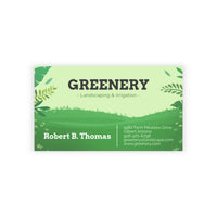 Greenery Business Cards - Esmeralda Ecostore