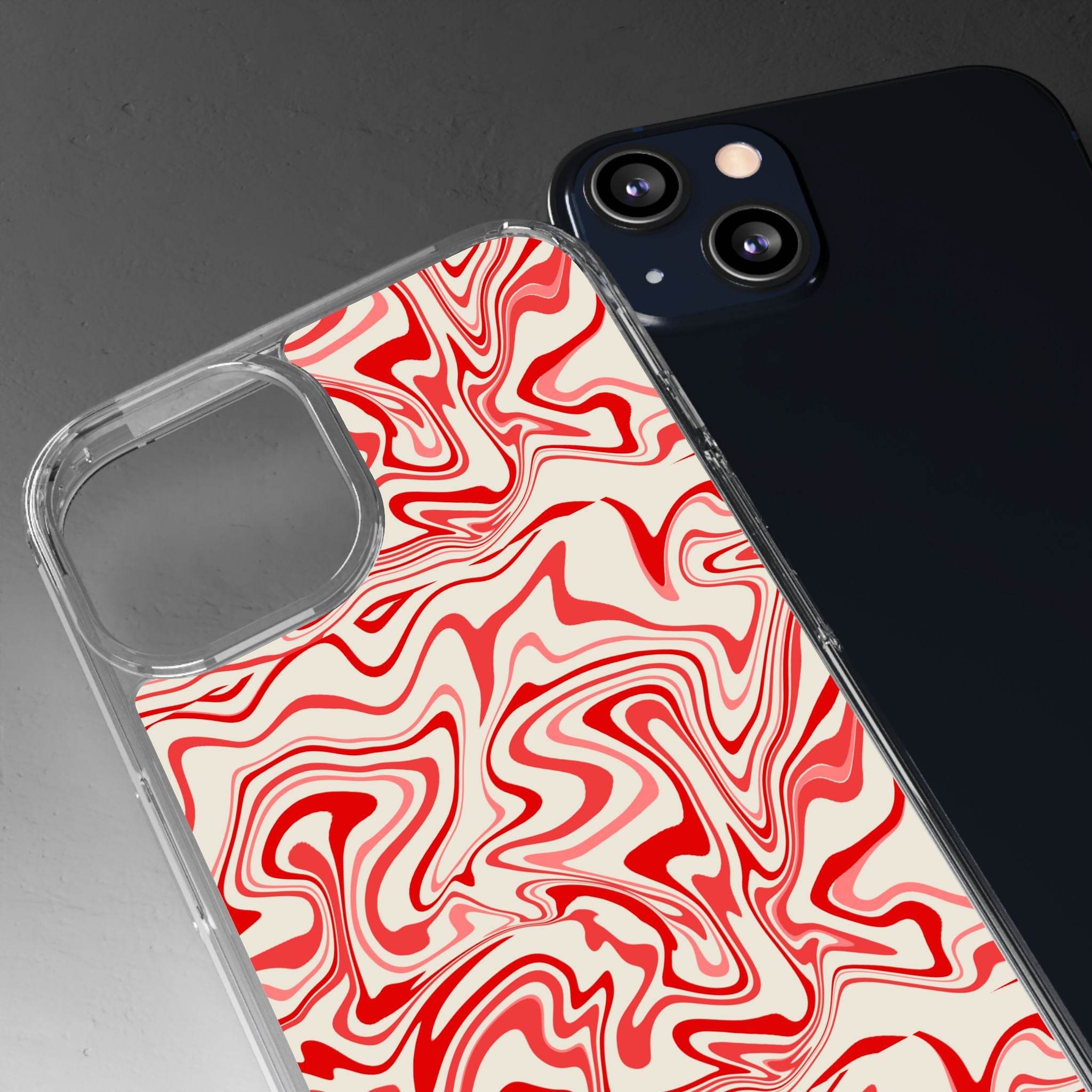 Lava Flow Sustainable Phone Clear Cases - Esmeralda Ecostore