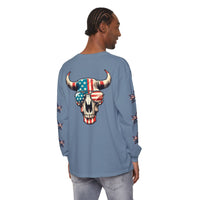 Liberty Horns Unisex Garment-Dyed Long Sleeve T-Shirt