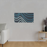 Wiggle Waves Matte Canvas