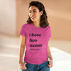 Mama's Names Eco-Friendly Women's Midweight Cotton Tee