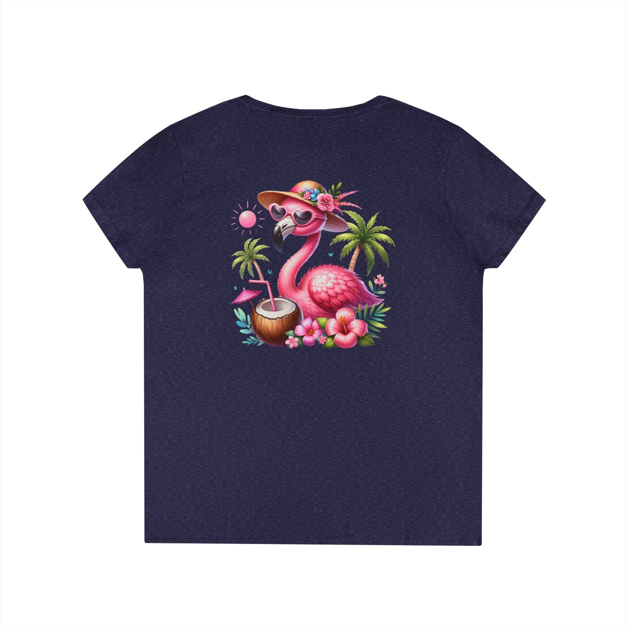 Tropical Chill Ladies's V-Neck T-Shirt - Esmeralda Ecostore