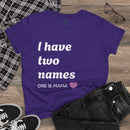 Mama's Names Eco-Friendly Women's Midweight Cotton Tee