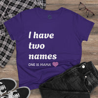 Mama's Names Eco-Friendly Women's Midweight Cotton Tee