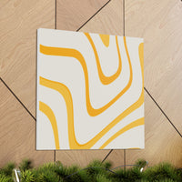 Golden Flow Canvas Gallery Wraps