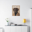 Stylish Dog Art Print Matte Canvas Stretched 0.75" - Multi-Size