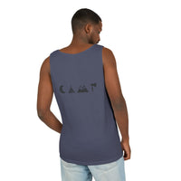 Adventure Awaits Unisex Garment-Dyed Tank Top