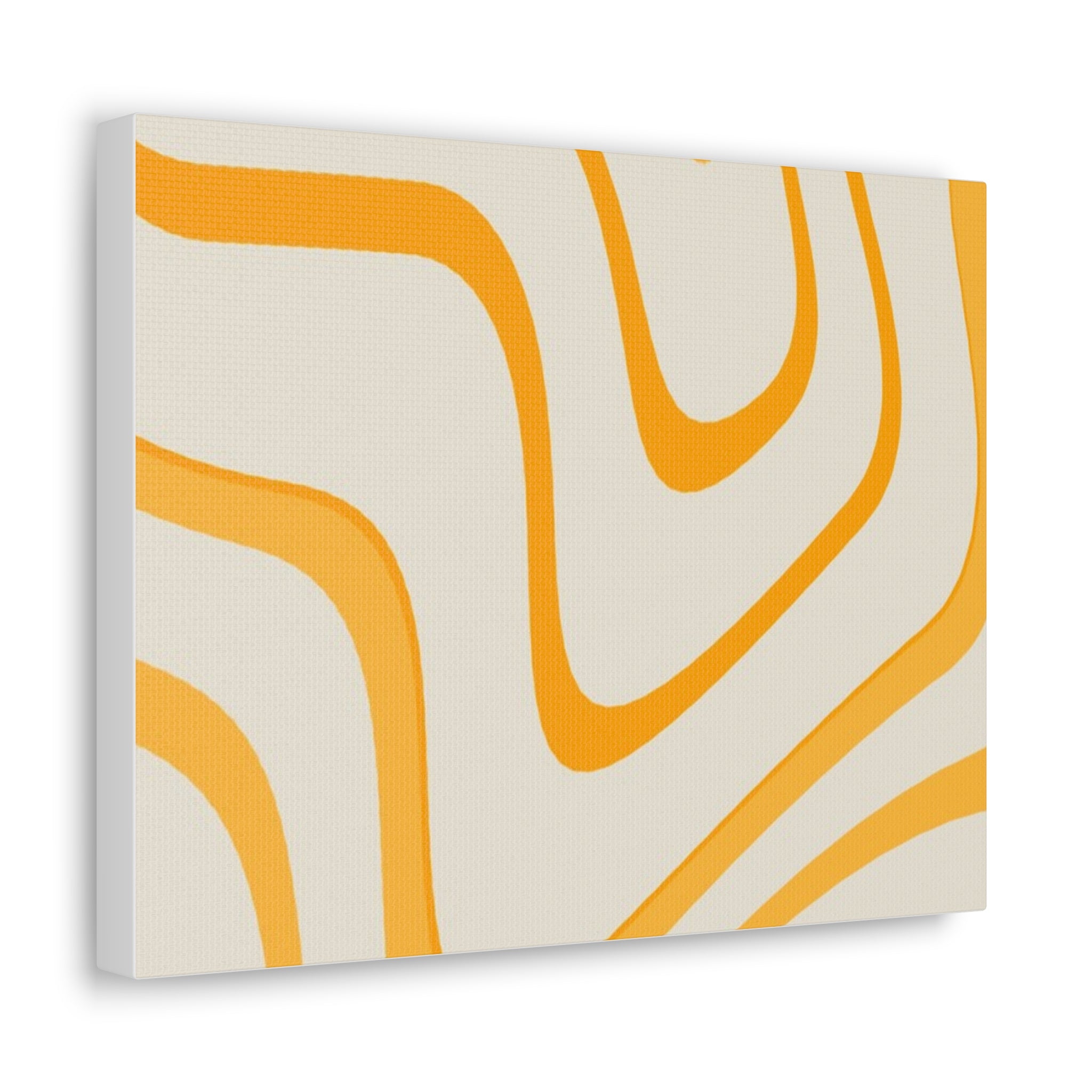 Golden Flow Canvas Gallery Wraps