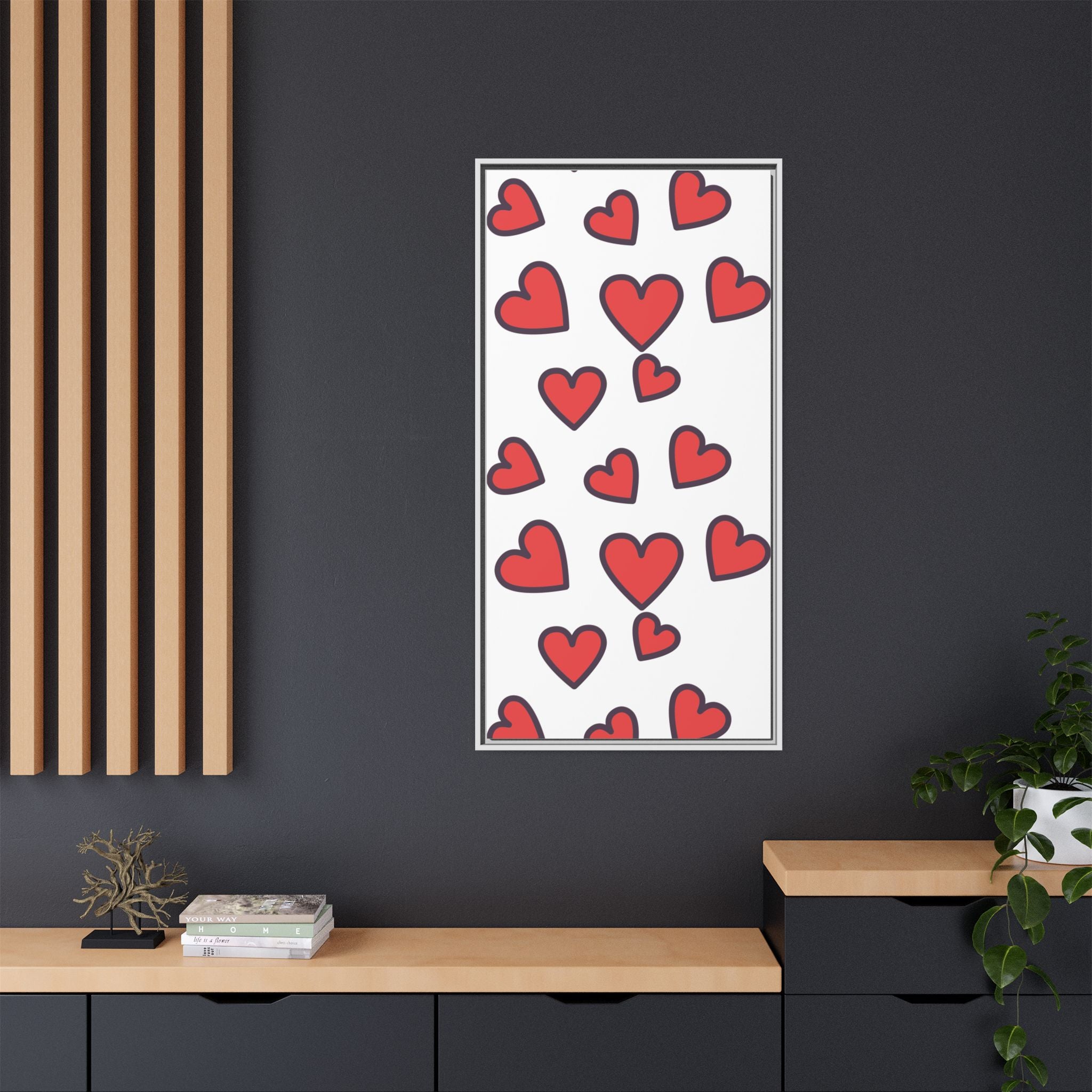 Heartbeat Matte Canvas