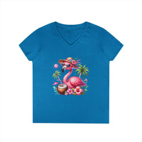Tropical Chill Ladies's V-Neck T-Shirt - Esmeralda Ecostore