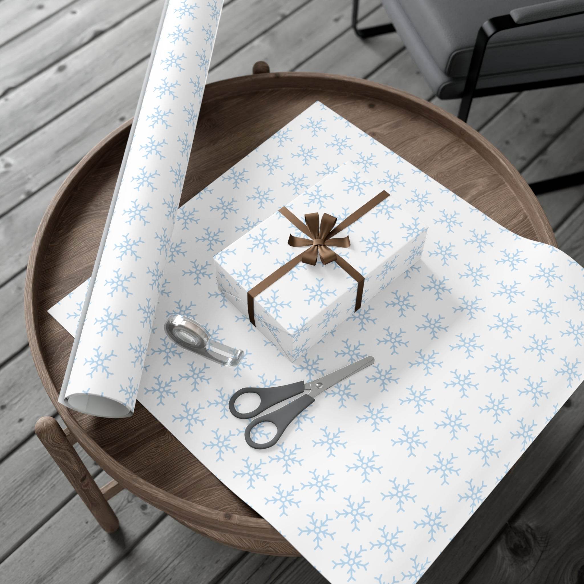Snowflake Gift Wrap Papers - Esmeralda Ecostore