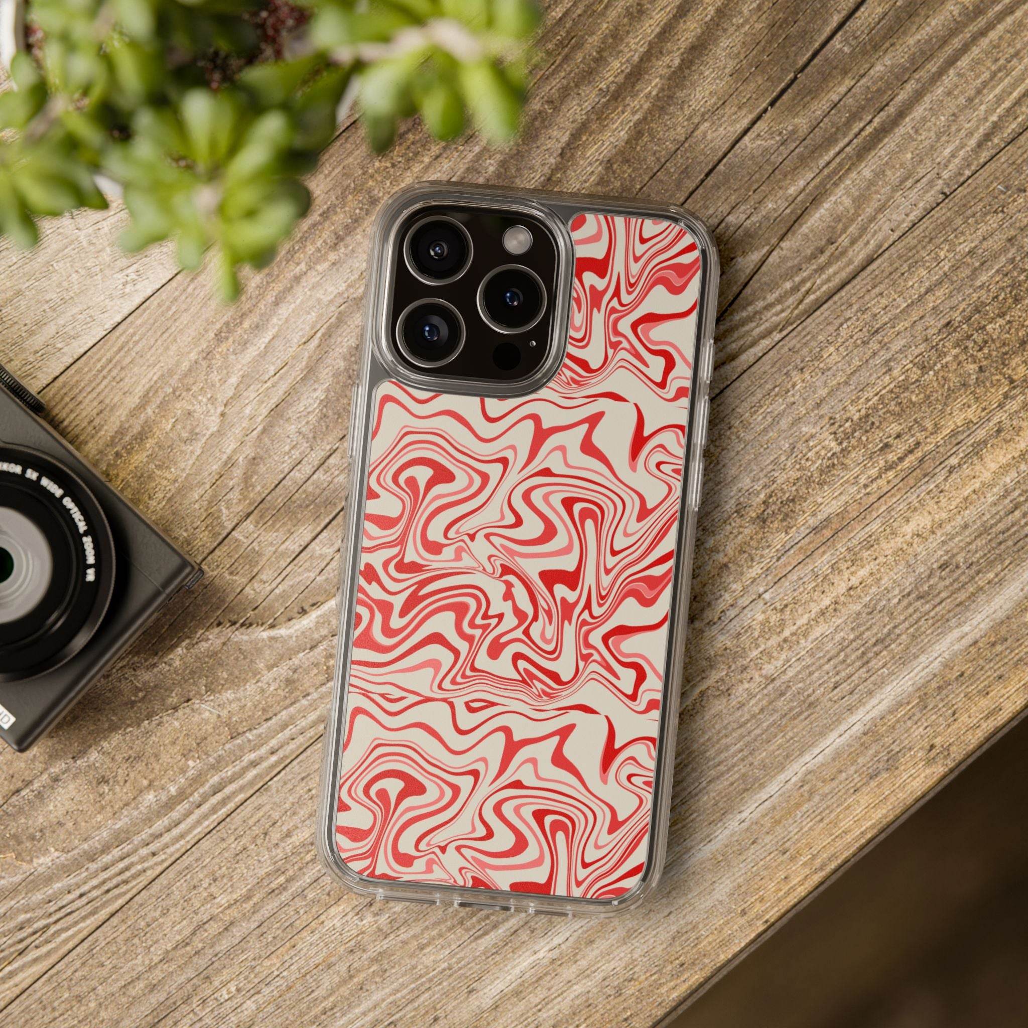 Lava Flow Sustainable Phone Clear Cases - Esmeralda Ecostore