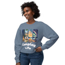 Camping Life Unisex Lightweight Crewneck Sweatshirt