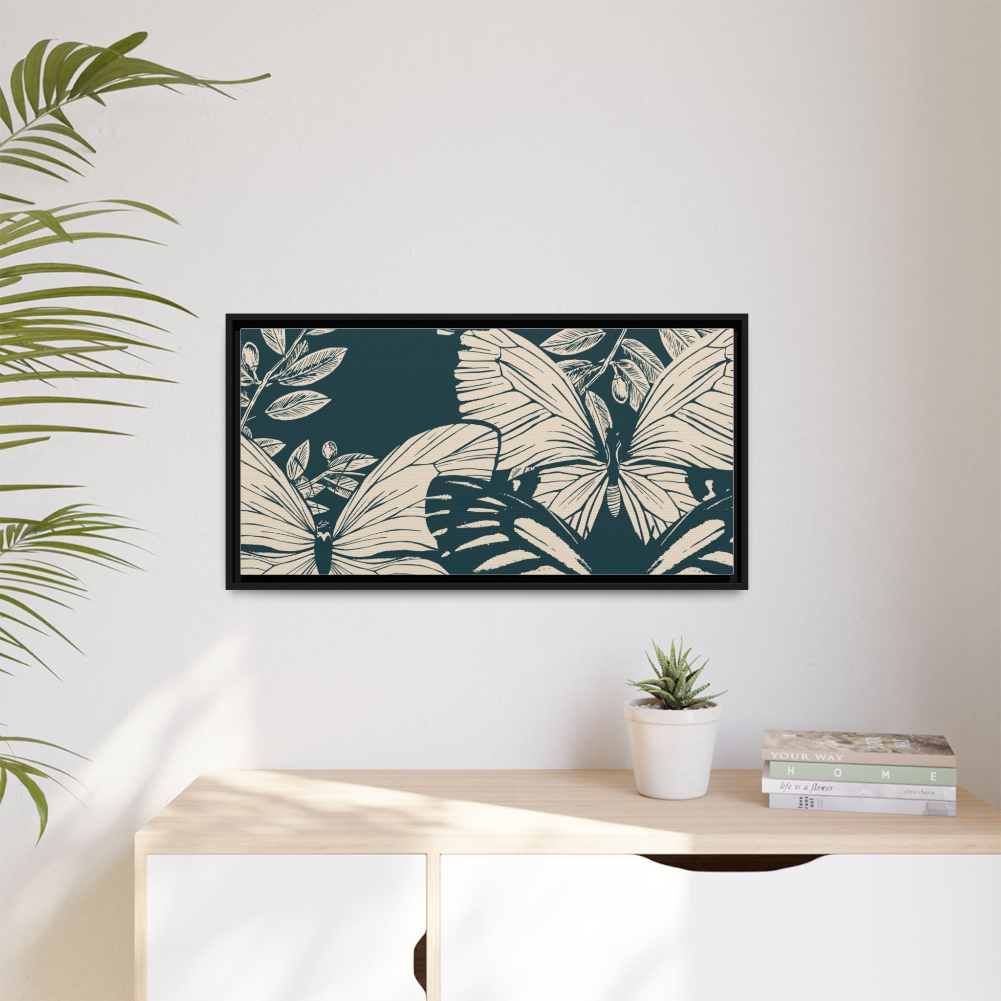 Butterflyscape Matte Canvas