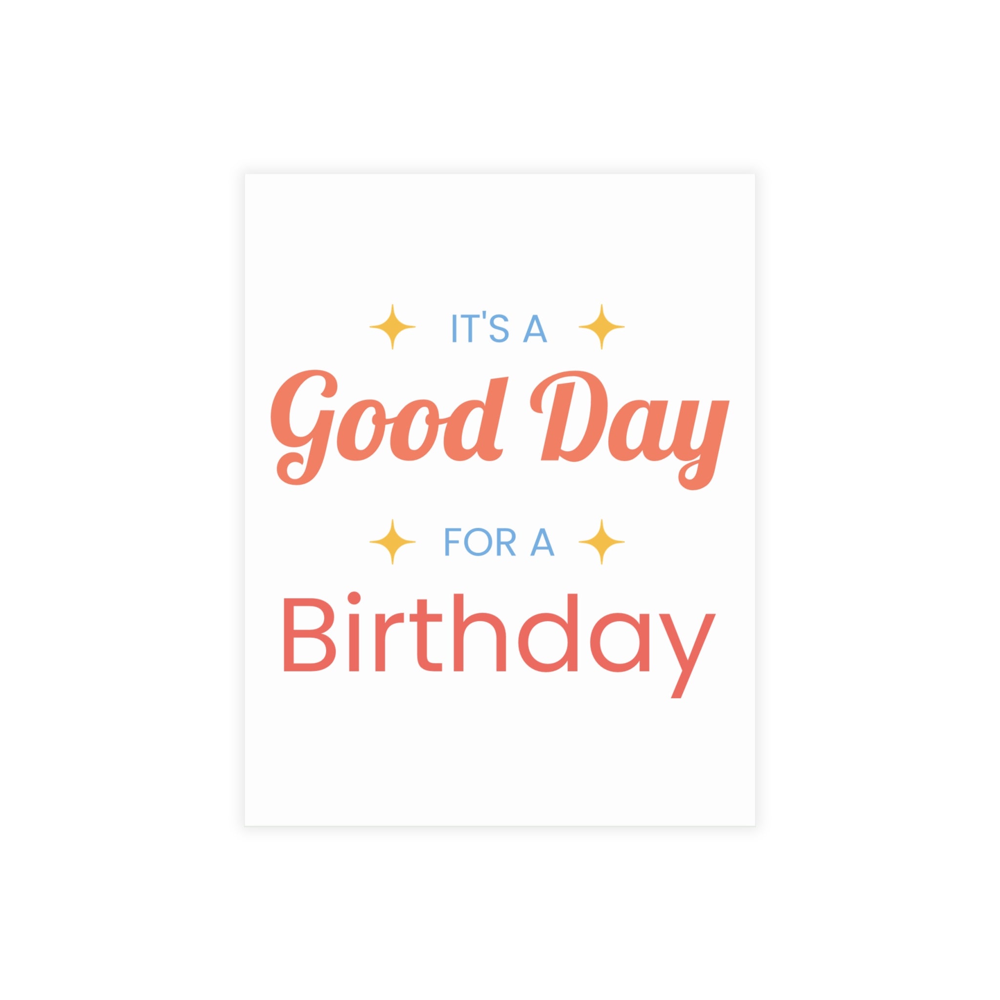 It's a Good Day for a Birthday Postcard Bundles