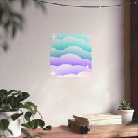 Cloudscape Matte Horizontal Posters - Esmeralda Ecostore