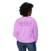 Funny Unisex Lightweight Crewneck Sweatshirt