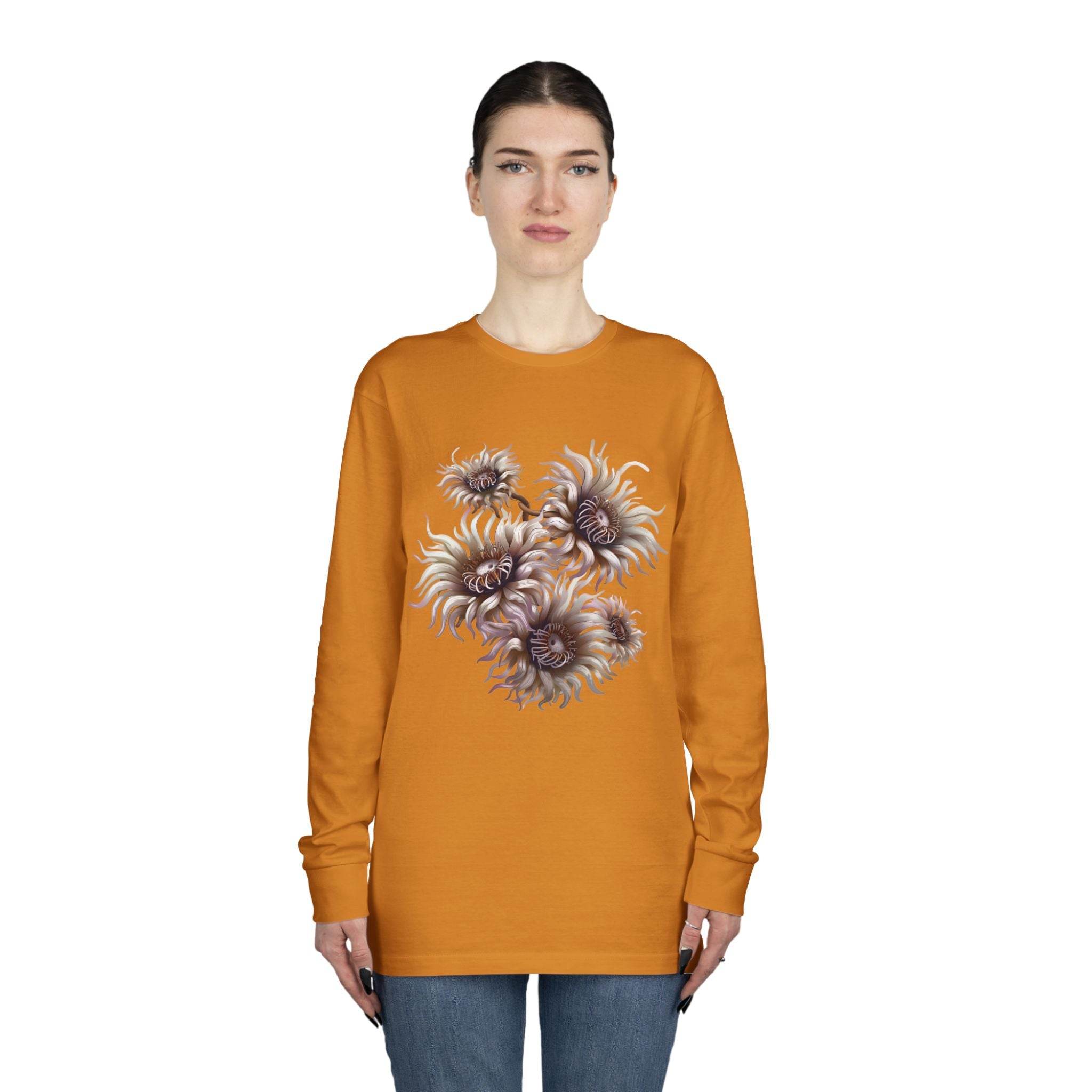 Moss & Bloom Long Sleeve Crewneck Tee - Esmeralda Ecostore