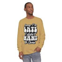 Sarcastic Unisex Garment-Dyed Long Sleeve T-Shirt - Esmeralda Ecostore