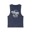 Vacay Mode Unisex Stonewash Tank Top - Esmeralda Ecostore
