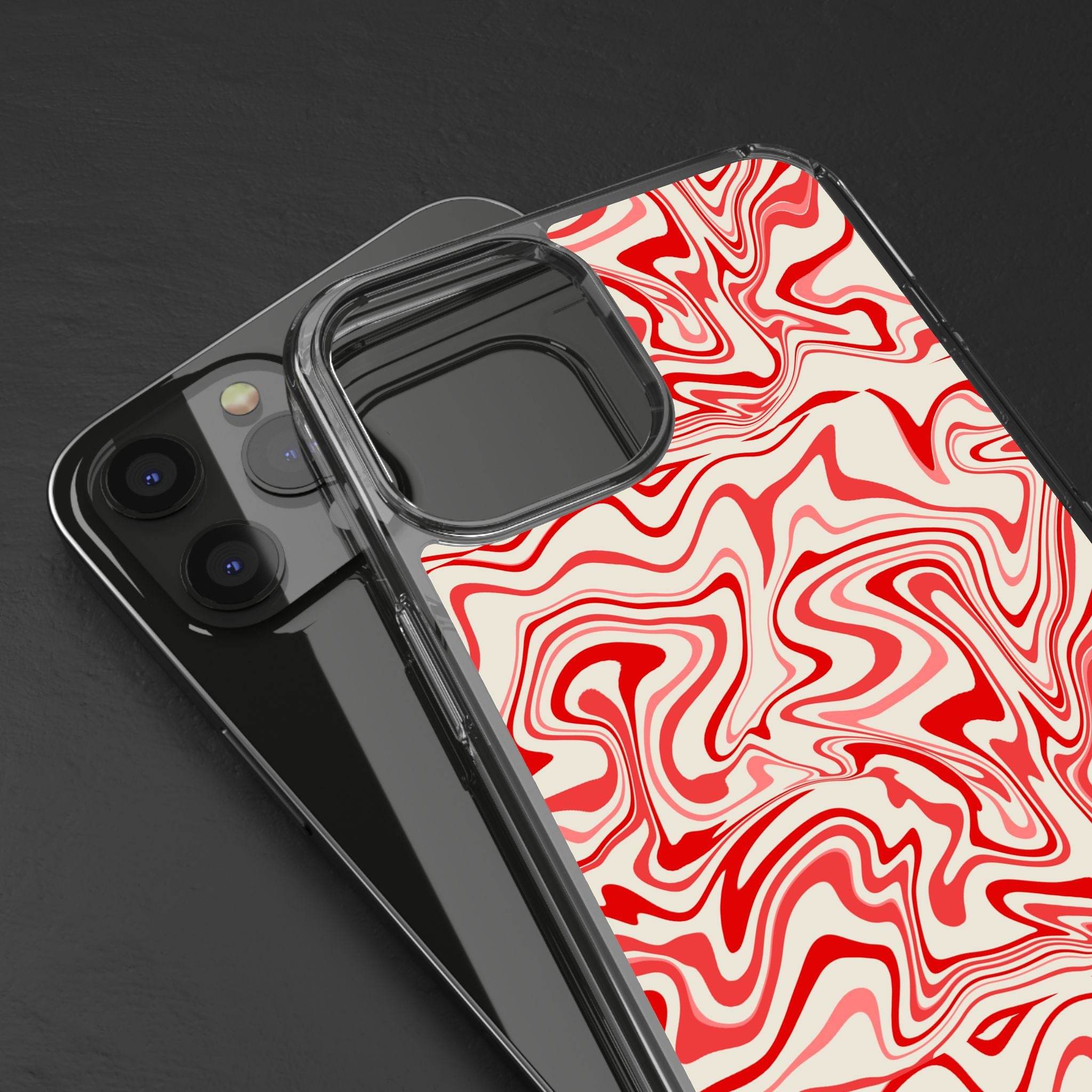 Lava Flow Sustainable Phone Clear Cases - Esmeralda Ecostore