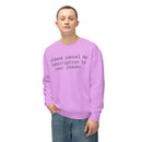 Funny Unisex Lightweight Crewneck Sweatshirt