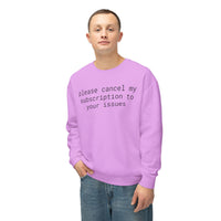 Funny Unisex Lightweight Crewneck Sweatshirt