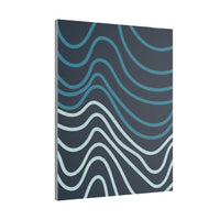 Wiggle Waves Matte Canvas