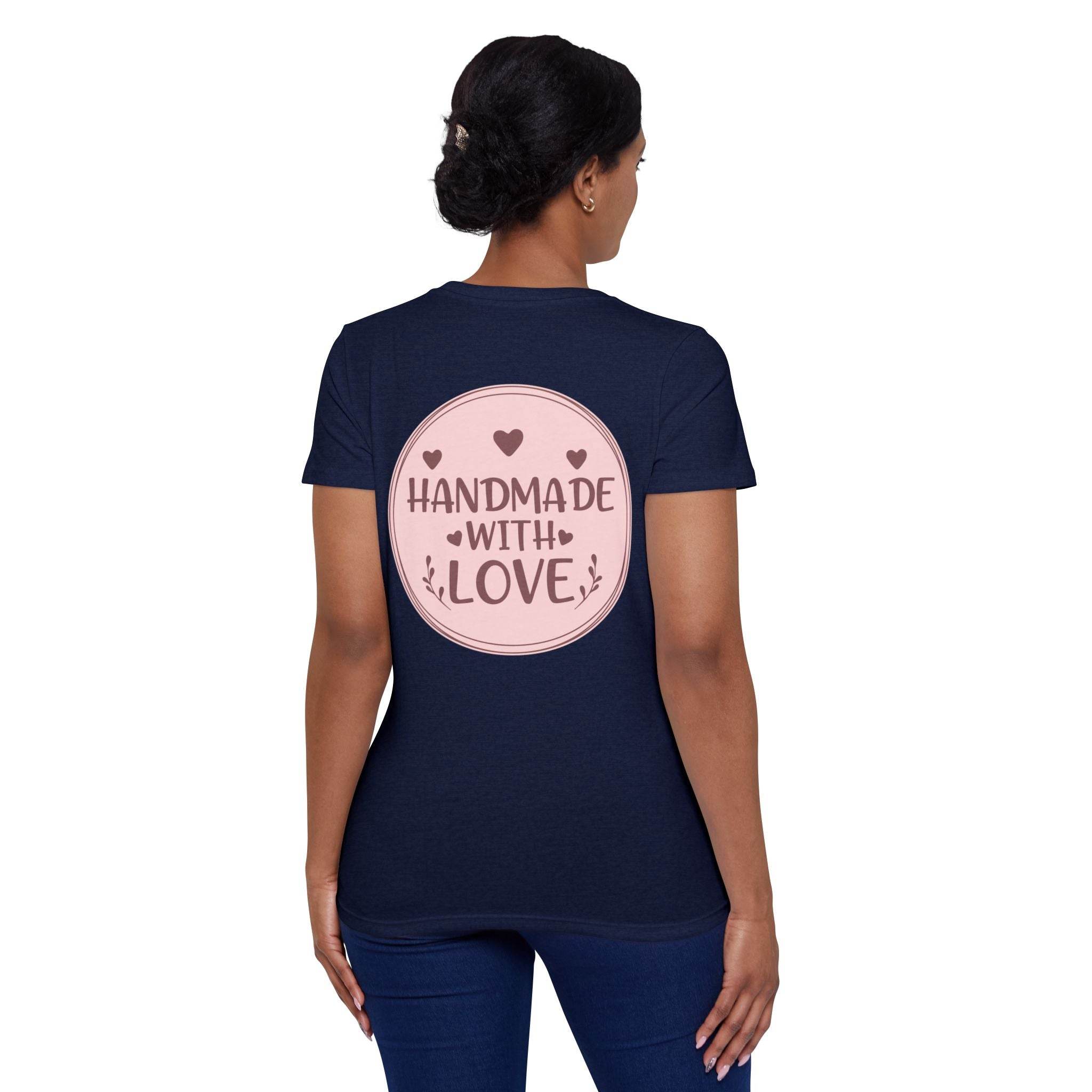 With Love Women's Organic Short Sleeve T-Shirt - Esmeralda Ecostore
