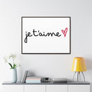 Je t'aime Gallery Canvas Wraps