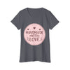 With Love Women's Organic Short Sleeve T-Shirt - Esmeralda Ecostore