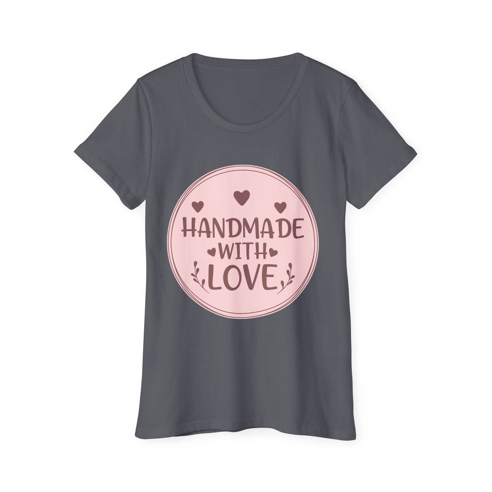 With Love Women's Organic Short Sleeve T-Shirt - Esmeralda Ecostore
