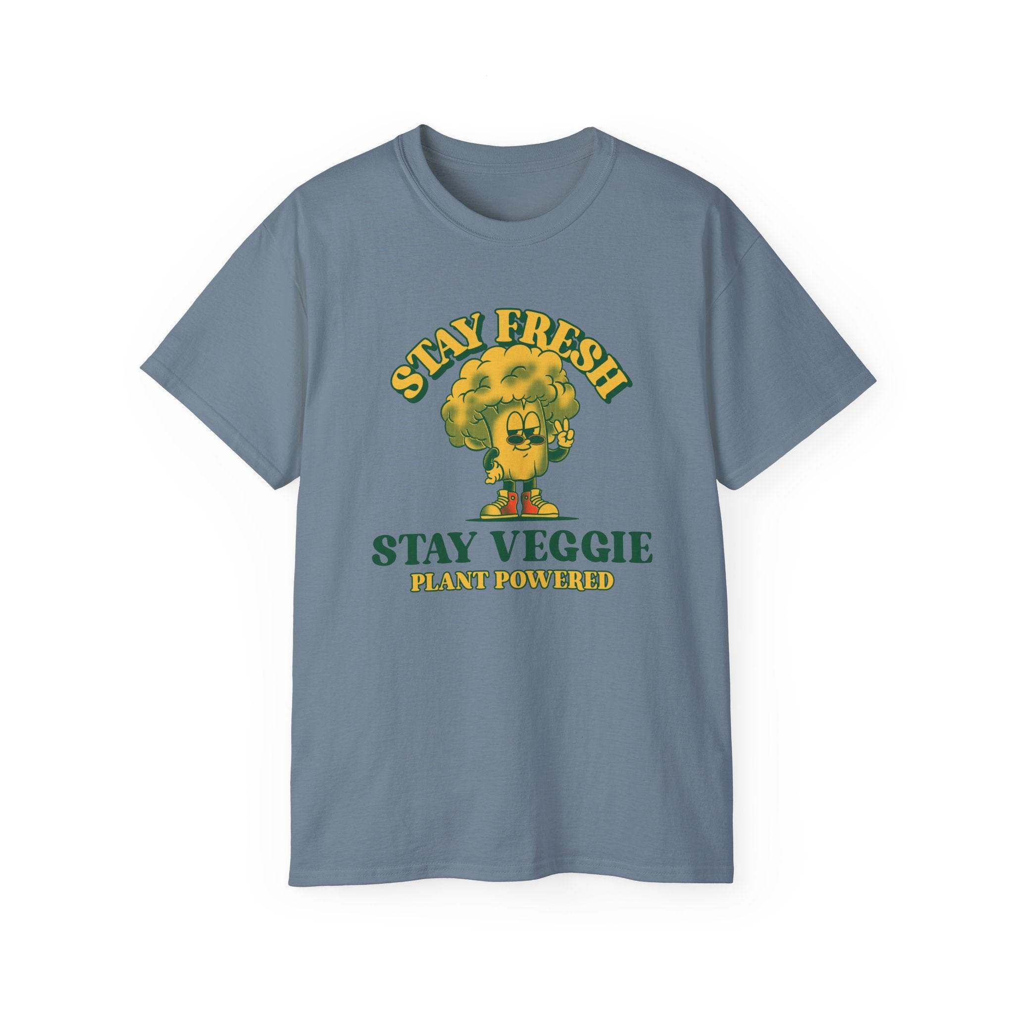Stay Veggie Unisex Ultra Cotton Tee - Esmeralda Ecostore
