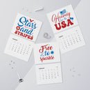 2025 American - Themed Wall Calendar