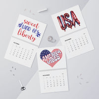 2025 American - Themed Wall Calendar