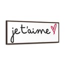 Je t'aime Gallery Canvas Wraps