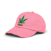 High Times Unisex-Distressed Cap