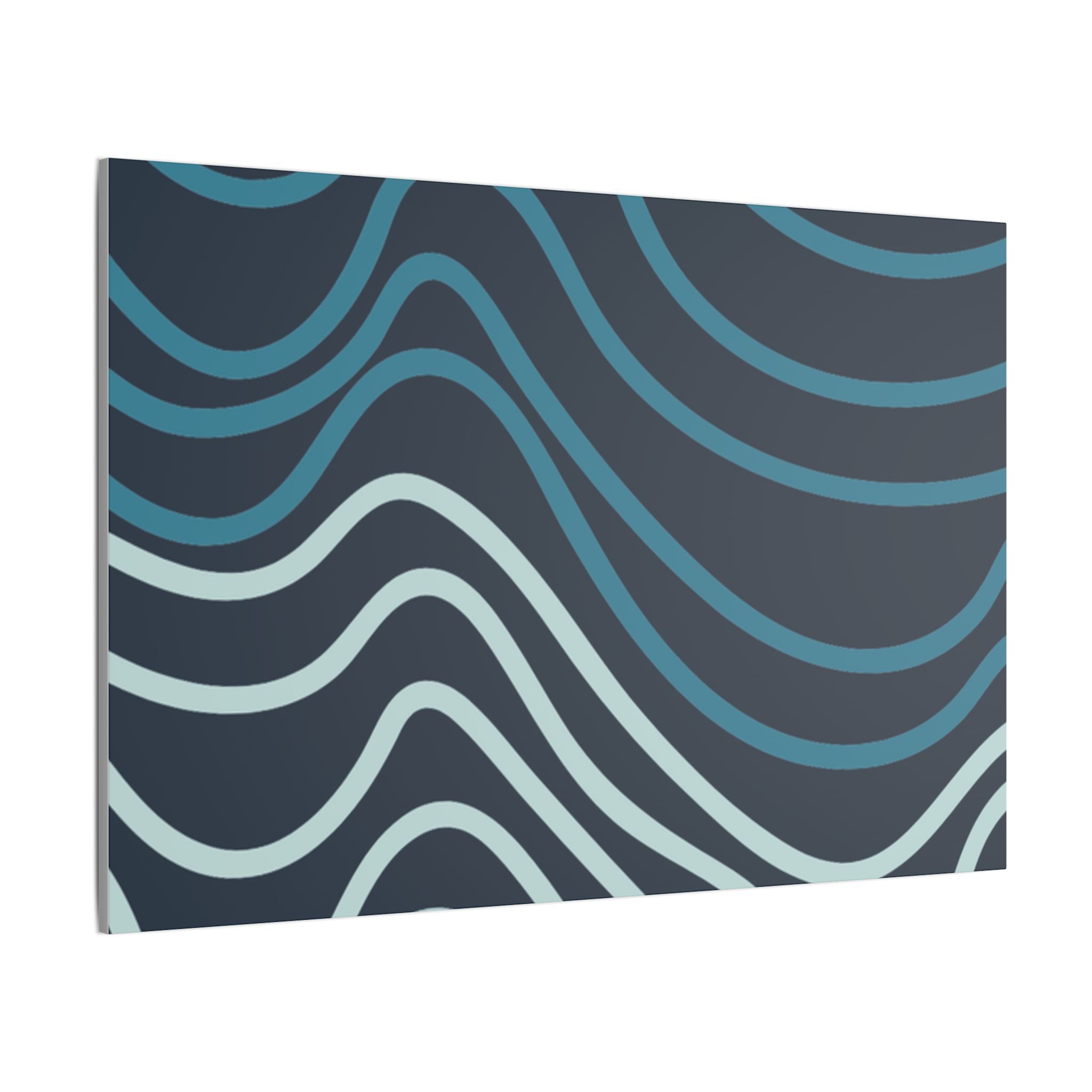 Wiggle Waves Matte Canvas