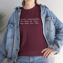Funny Statement Unisex Heavy Cotton Tee