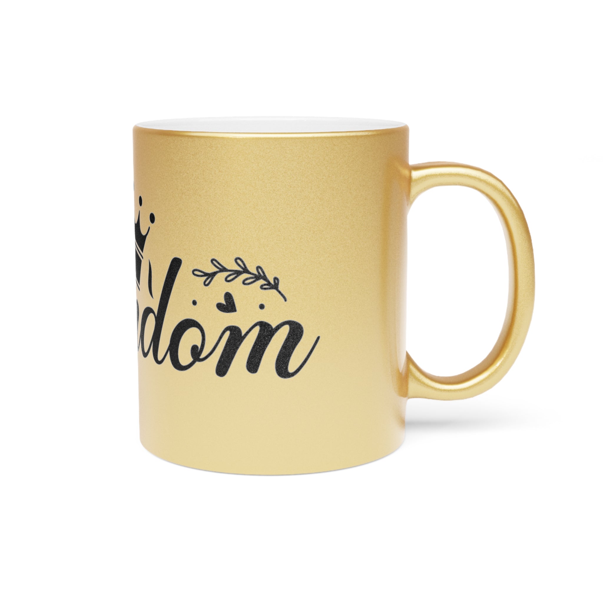 Queendom Metallic Mug (Silver\Gold)