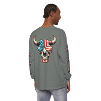 Liberty Horns Unisex Garment-Dyed Long Sleeve T-Shirt